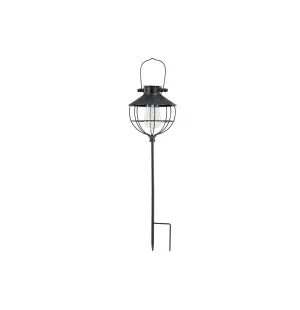Lampa Solcell Led Pinne Rund Svart Ant.18x60cm image