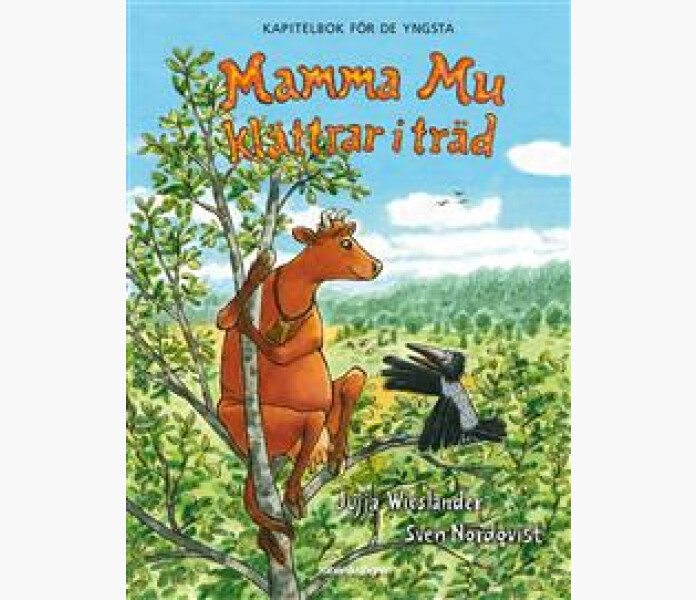 Mamma mu klattrar i trad kuva