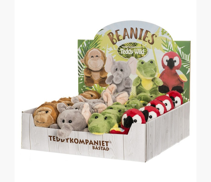 Teddykompaniet Teddy Wild Beanies 4 olika kuva