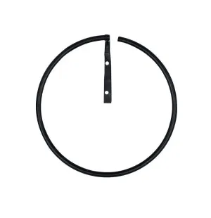 Strömshaga Handdukshängare Rund Smide Svart kuva