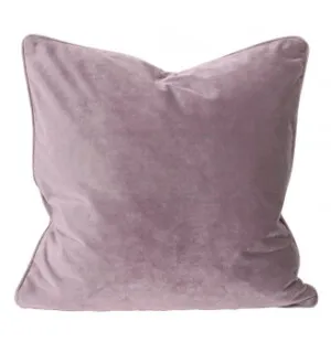 Kuddfodral Elise sammet 45x45cm Rosa kuva