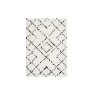 Fannik Matta Aura naturvit/svart 60x90cm kuva