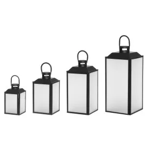 4Living Lykta Aamu, svart 16,5x17,5x33cm image