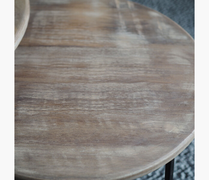 Bord rustik set pa 2 bord 2 image