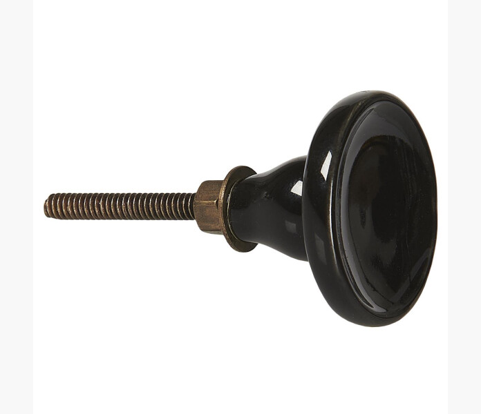 Ib Laursen Dorrknopp keramik svart image