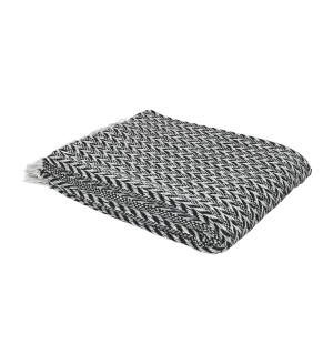 Strömshaga Pläd Hjördis svart 125 x 150cm image