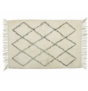 Svanefors Matta Shaggy Rug Offwhite 60x90cm kuva