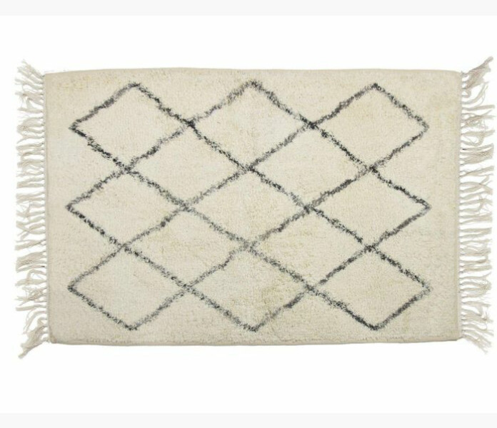 Svanefors Matta Shaggy Rug Offwhite 60x90cm kuva
